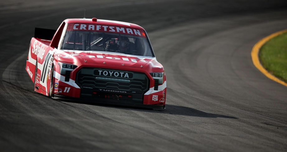 Corey Heim drives at Pocono.