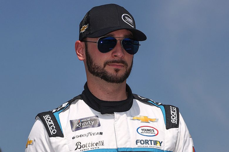 Anthony Alfredo looks on at Pocono.