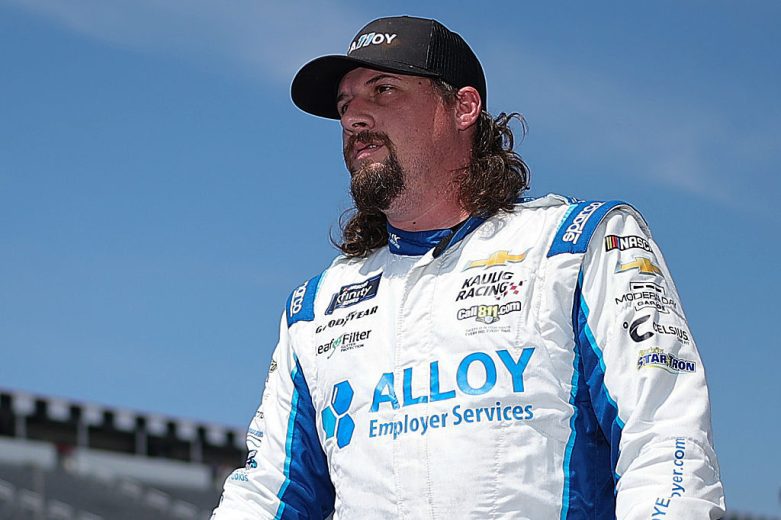 Josh Williams looks on at Pocono.