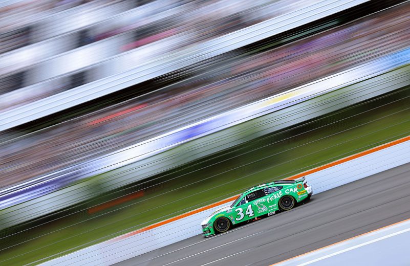 Todd Gilliland drives at Pocono.