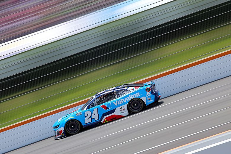William Byron drives at Pocono.