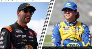 Promo image for Chase Briscoe vs. Noah Gragson: A matchup between close friends