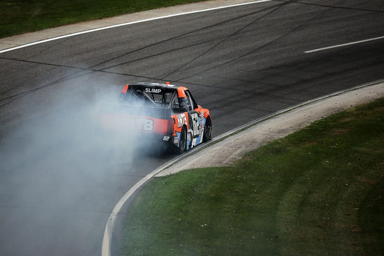 Wesley Slimp drives at Lime Rock.