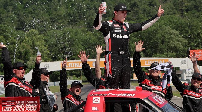 Heim dominates to win inaugural Craftsman Truck race at Lime Rock Park