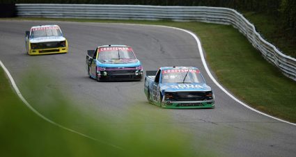 Ty Majeski leads Connor Mosack and Chandler Smith at Lime Rock Park