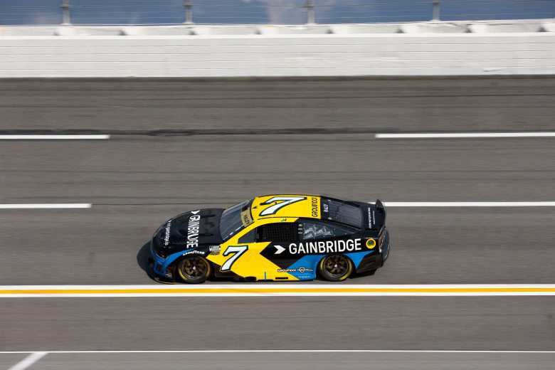 Justin Haley drives at EchoPark Speedway.