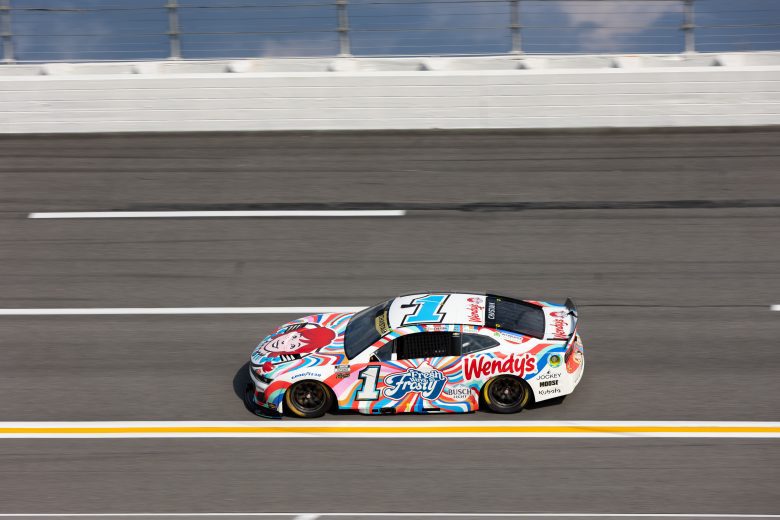 Ross Chastain drives at EchoPark Speedway.