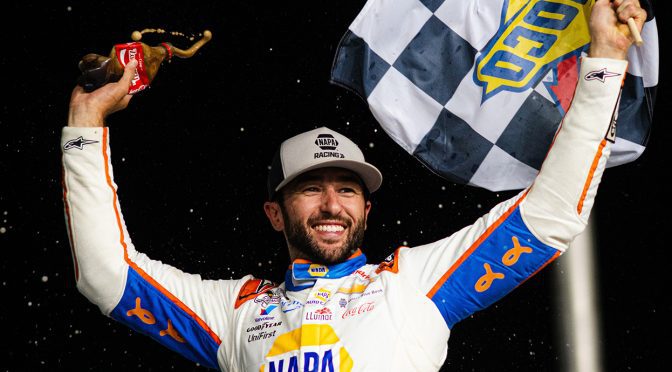 Chase Elliott wins wild, action-packed Cup Series race at EchoPark Speedway