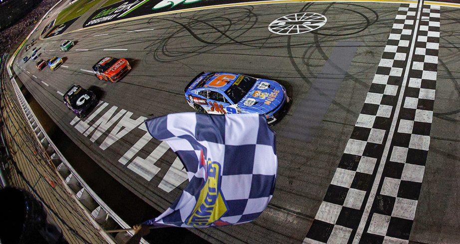 chase elliott takes the win at echopark speedway
