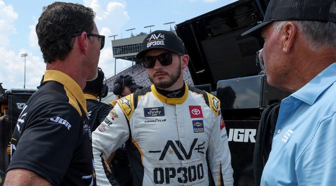 Featured Image for Taylor Gray settling in as Xfinity Series rookie for Joe Gibbs Racing