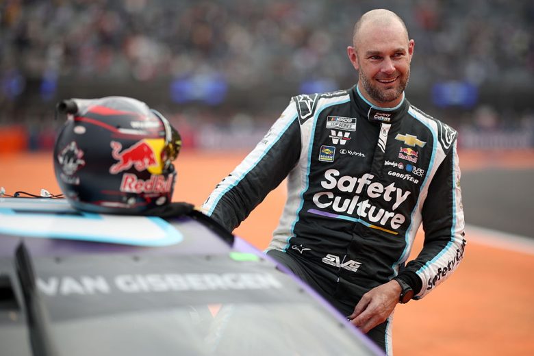 Shane van Gisbergen smiles.