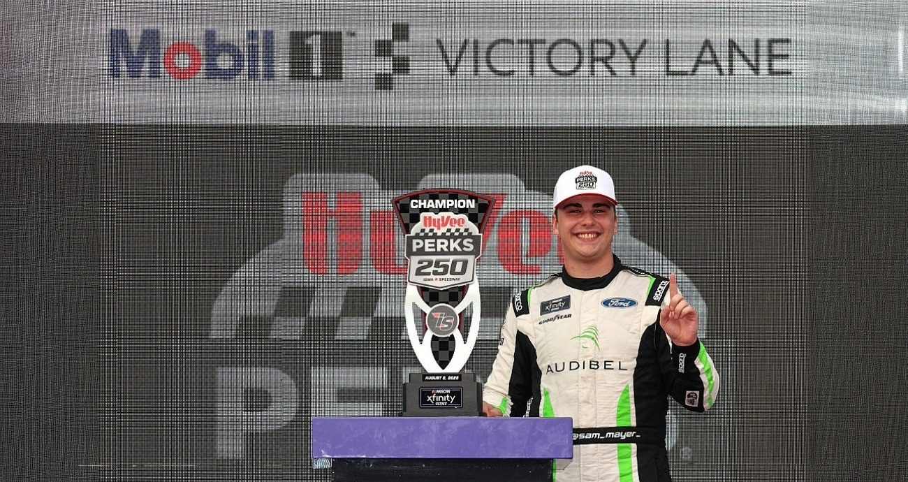 Promo Image for Mayer joins the club: Every 2025 Xfinity Series winner so far