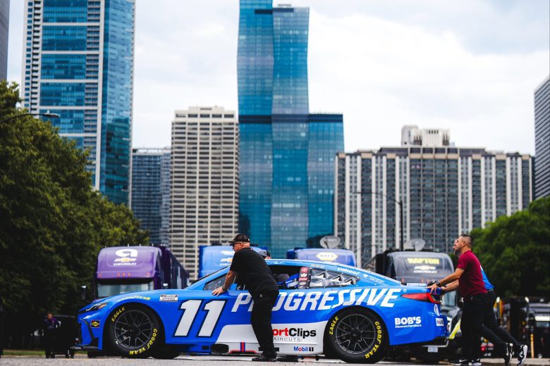 Denny Hamlin's car at Chicago.