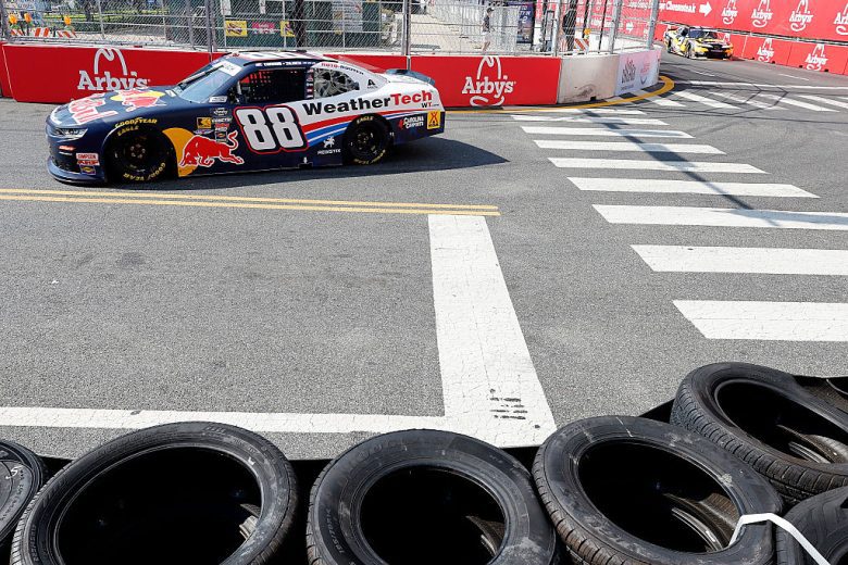 Connor Zilisch drives at Chicago.