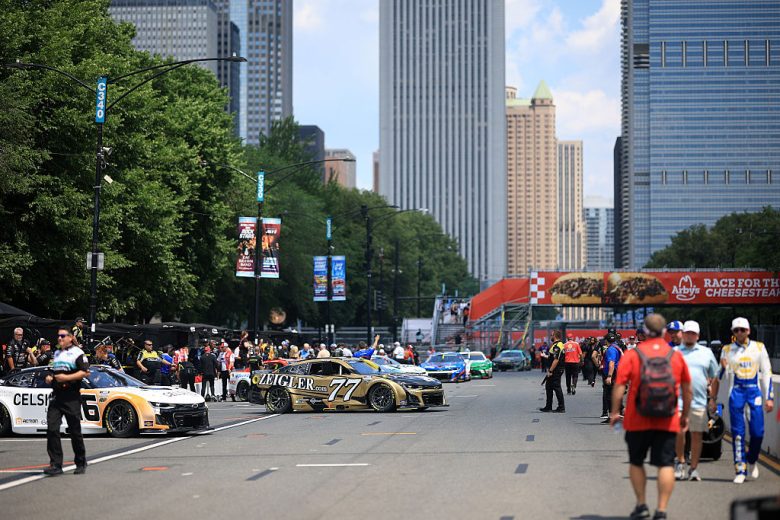 A general view of cars at Chicago.