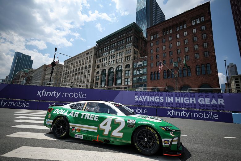 John Hunter Nemechek drives at Chicago.