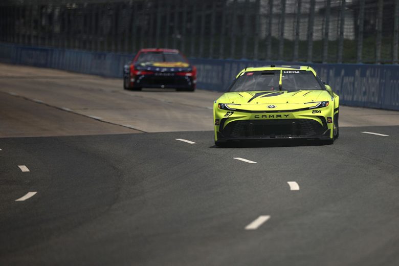 Corey Heim drives at Chicago.