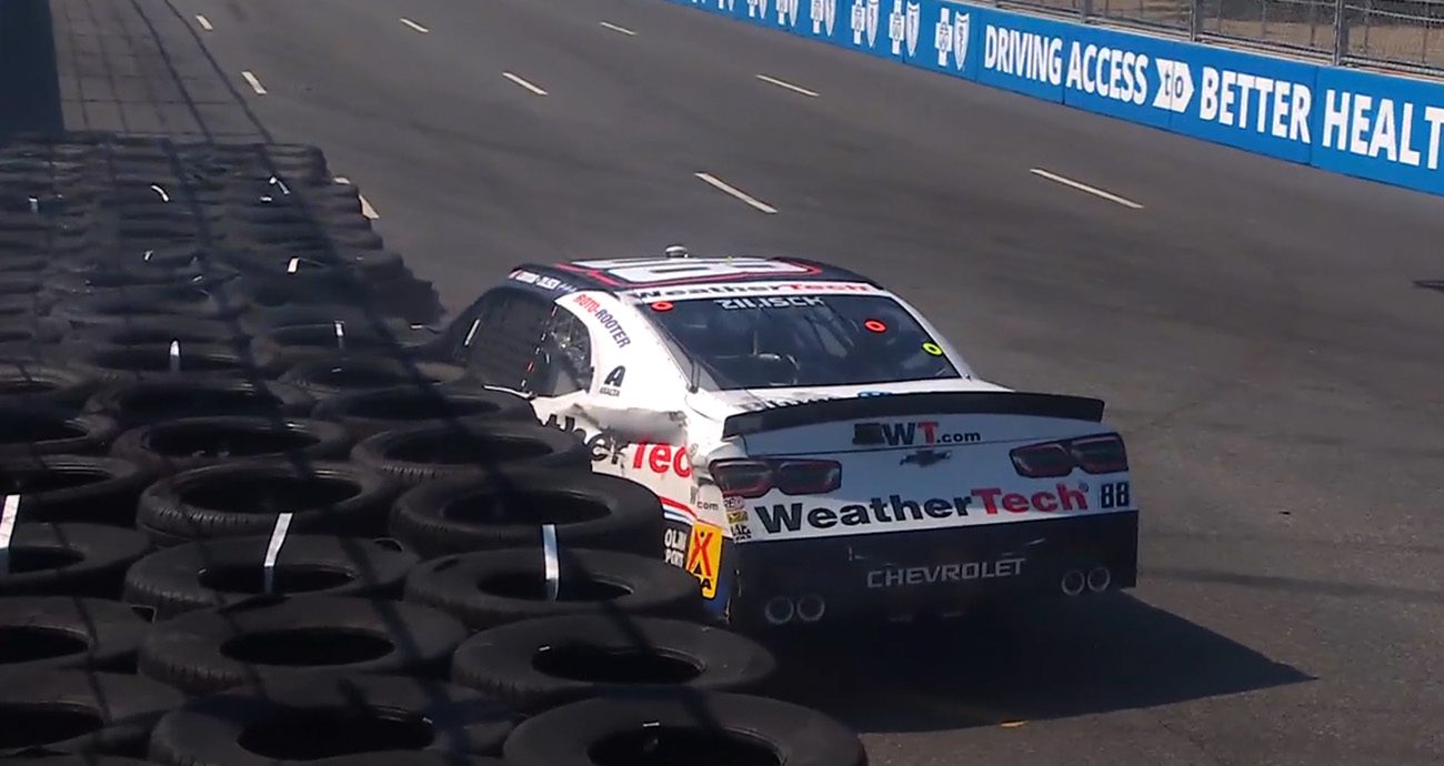 Problems in practice Zilisch hits - ZilischTireBarrierChicago