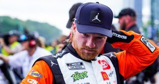 Promo image for Reddick, No. 45 team turn late strategy gamble into third-place finish at Chicago