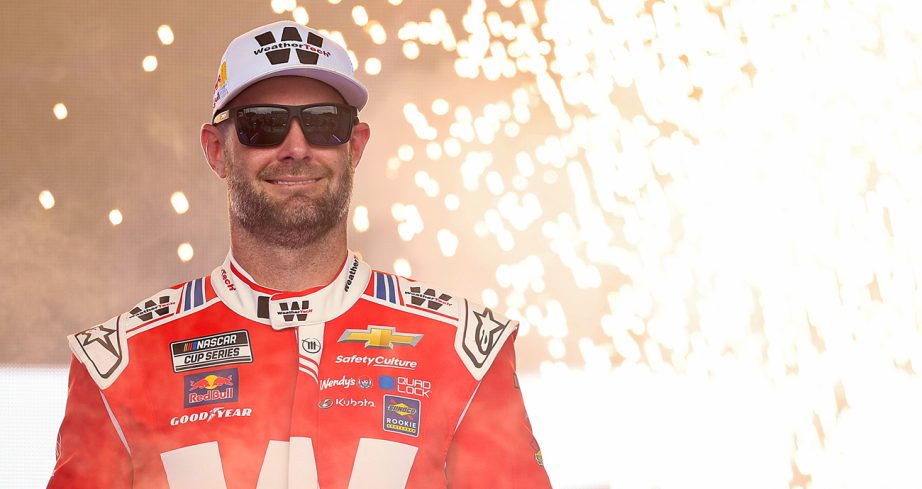 Shane Van Gisbergen walks onstage during driver intros before the NASCAR Cup Series Grant Park 165 at Chicago Street Course on July 6, 2025 in Chicago, Illinois.