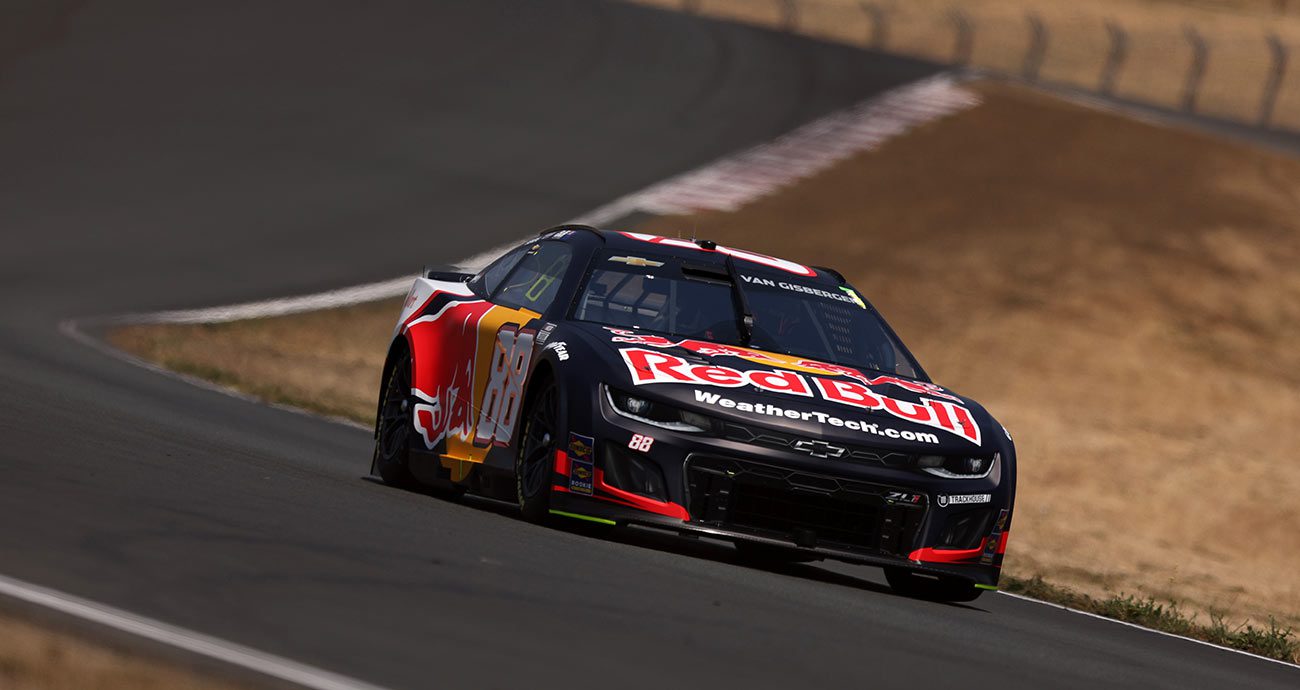 Shane van Gisbergen pilots the No. 88 Chevrolet through the twists of Sonoma Raceway