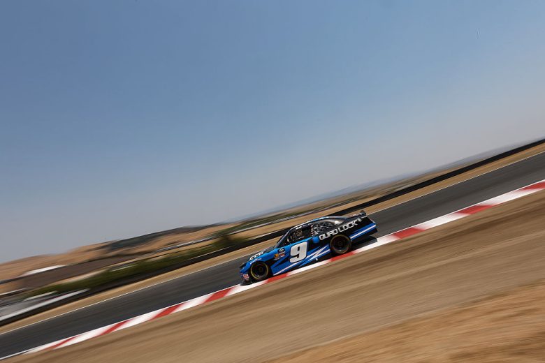 Shane van Gisbergen drives at Sonoma.