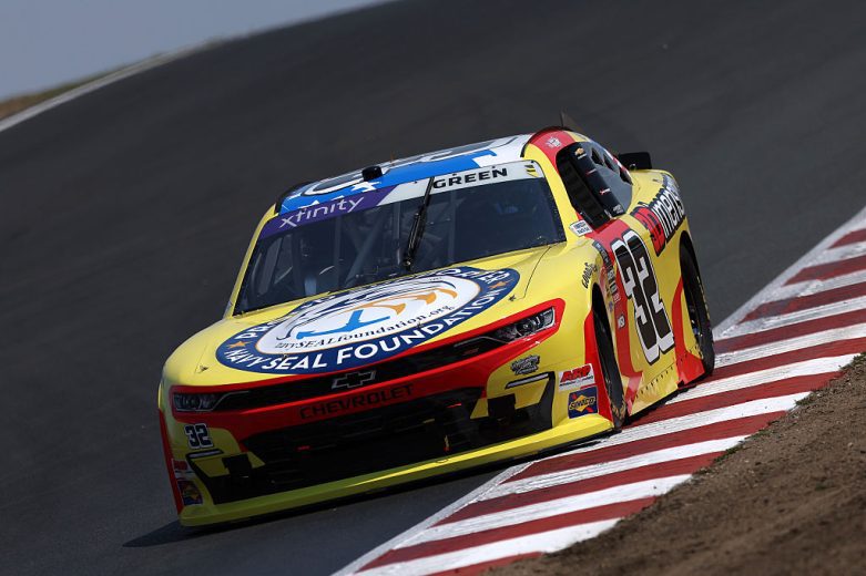 Austin Green drives at Sonoma.