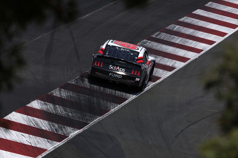Ryan Sieg drives at Sonoma.