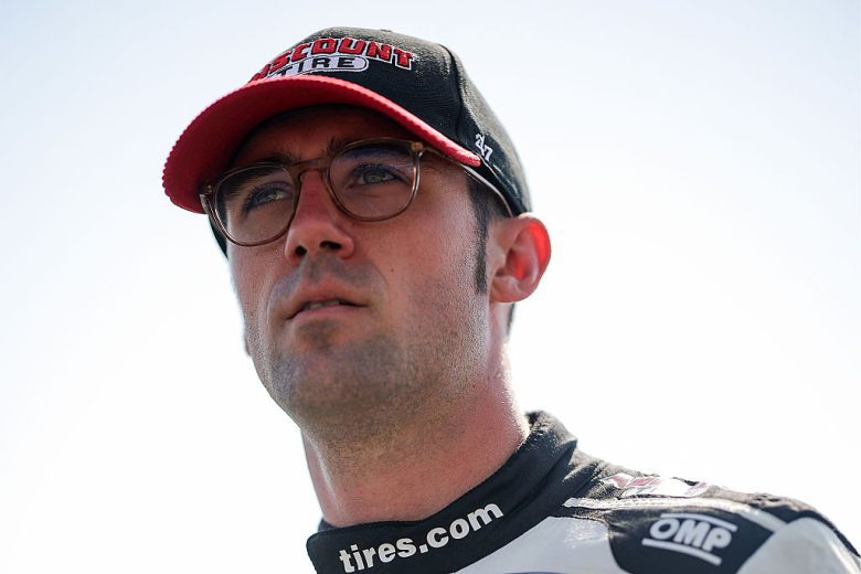Austin Cindric looks on at Sonoma.