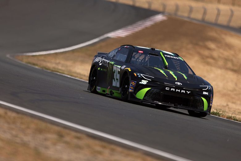 Riley Herbst drives at Sonoma.