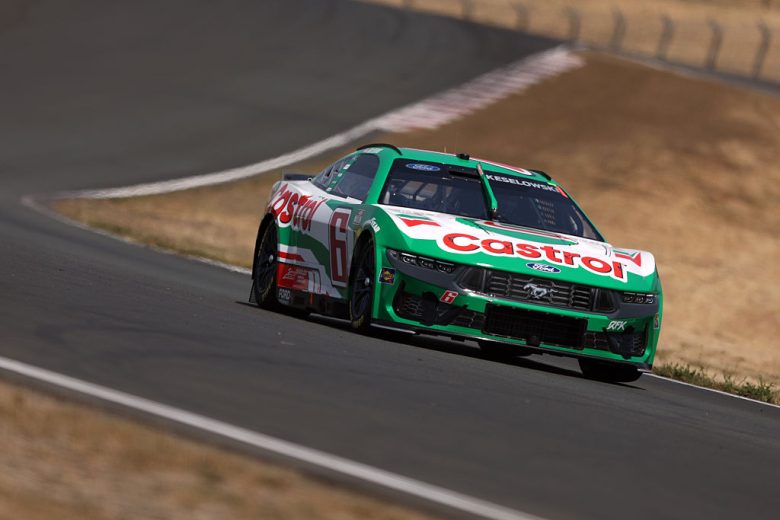 Brad Keselowski drives at Sonoma.