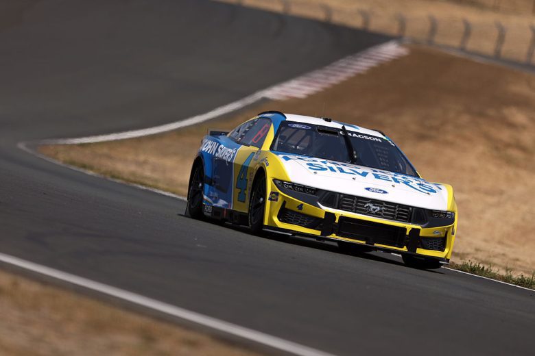 Noah Gragson drives at Sonoma.
