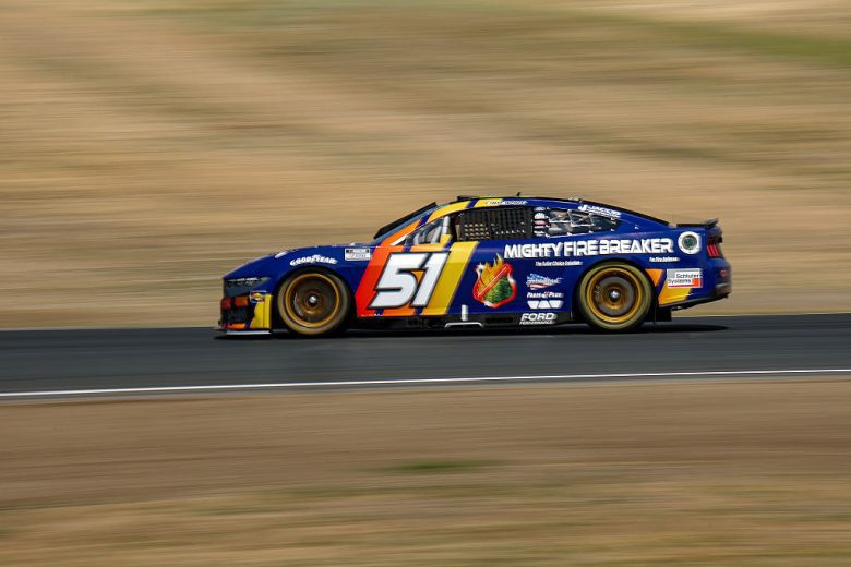Cody Ware drives at Sonoma.