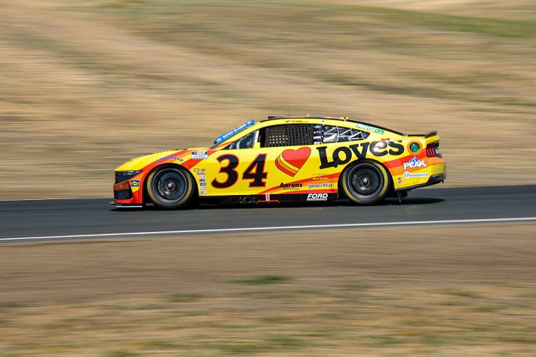 Todd Gilliland drives at Sonoma.