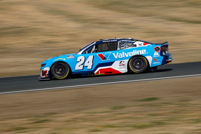 William Byron drives at Sonoma.