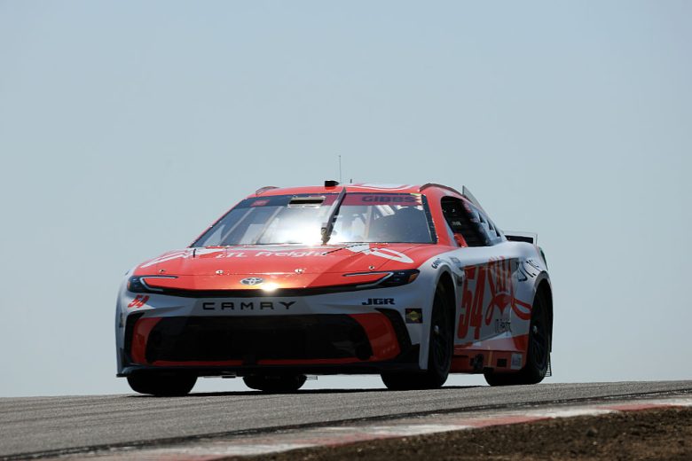 Ty Gibbs drives at Sonoma.