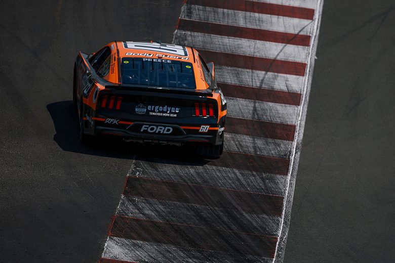 Ryan Preece drives at Sonoma.