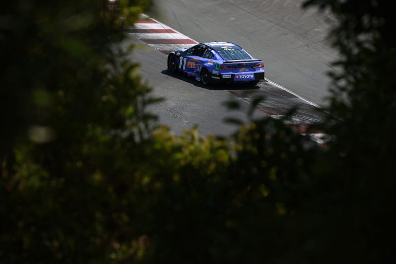 Denny Hamlin drives at Sonoma.
