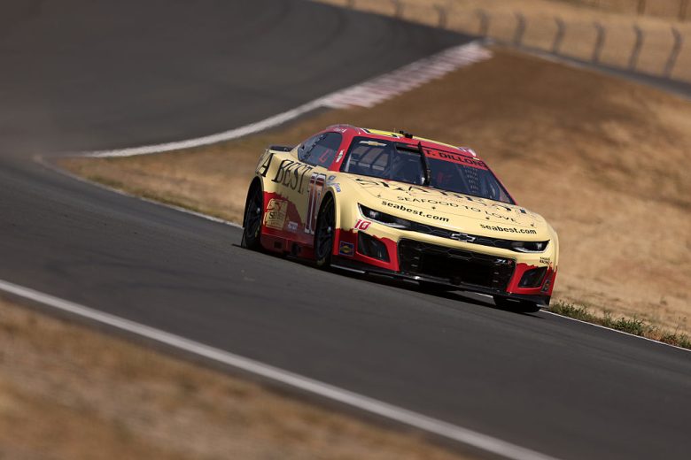 Ty Dillon drives at Sonoma.