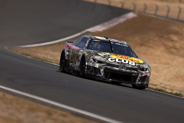 Austin Dillon drives at Sonoma.