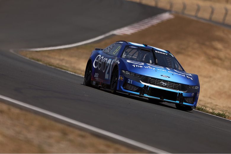 Josh Berry drives at Sonoma.