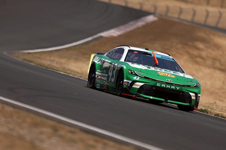 Erik Jones drives at Sonoma.