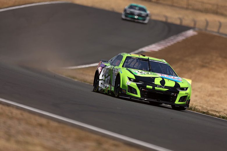 AJ Allmendinger drives at Sonoma.