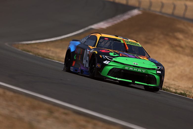Tyler Reddick drives at Sonoma.