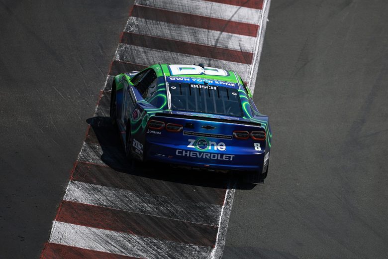Kyle Busch drives at Sonoma.