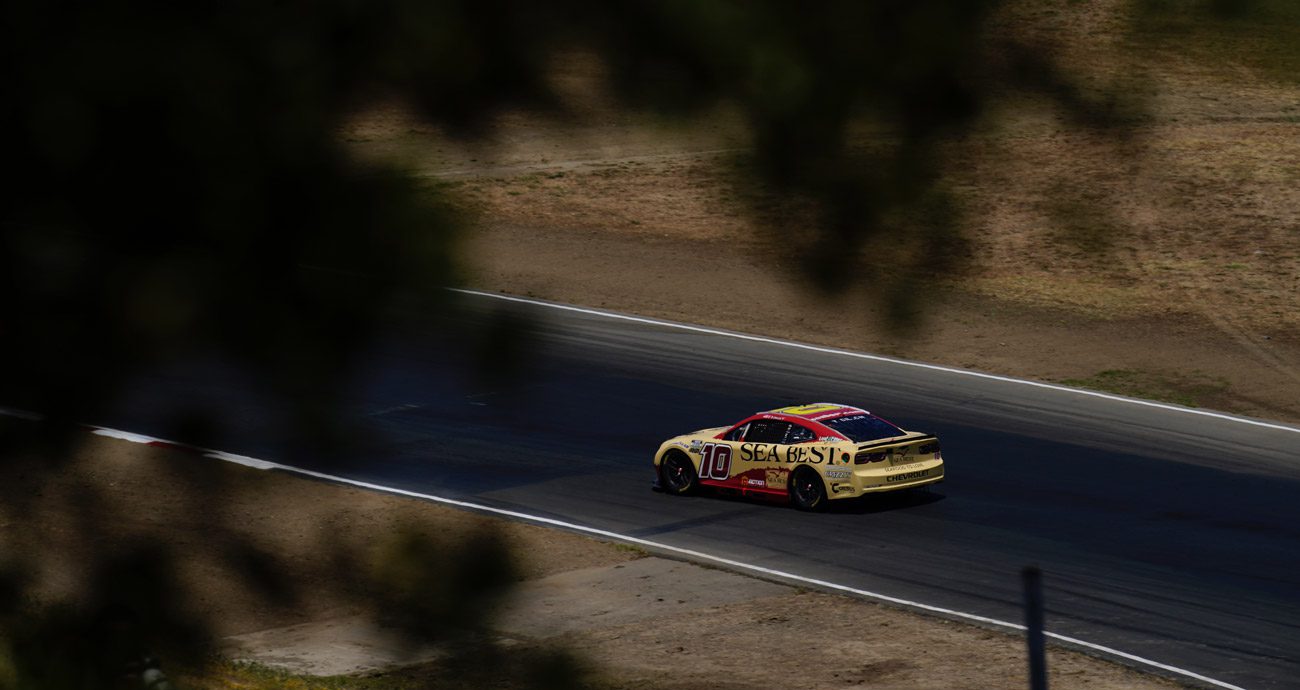 Ty Dillon races at Sonoma.