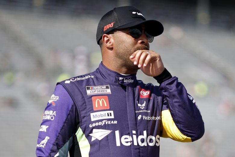 Bubba Wallace look on.