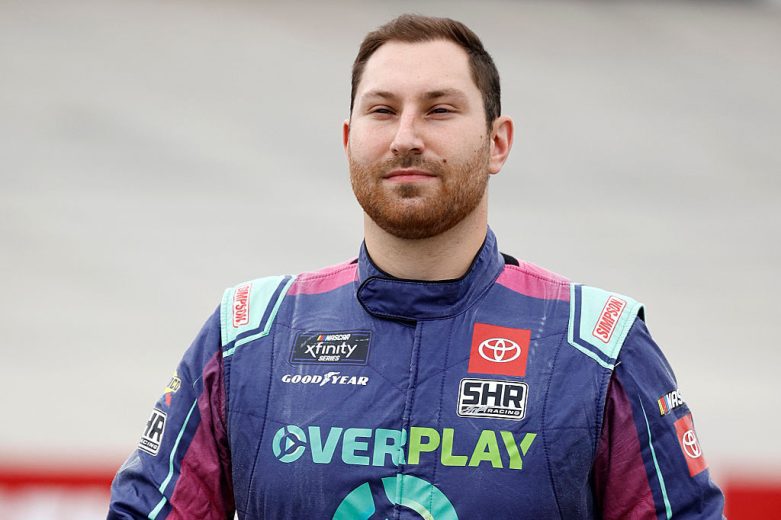 Kaz Grala looks on at Dover.