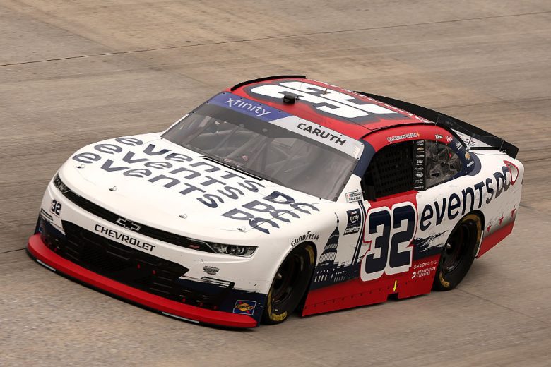 Rajah Caruth drives at Dover.
