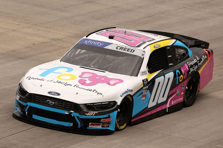 Sheldon Creed drives at Dover.